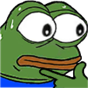 Froggythinking emoji