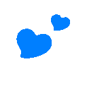 Flying_Hearts_Blue2 emoji