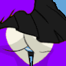 foxbuttgif_purple emoji