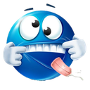 bluecrazy emoji