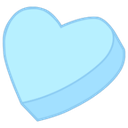2288bluecandyheart emoji