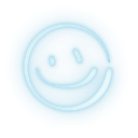 neonsmileyblue emoji