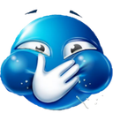 blue_laugh emoji