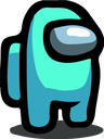 53amonguscyan emoji