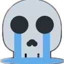 SkullCry emoji