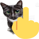 middlefingercat emoji