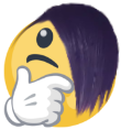 think emoji