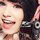 nyanCarefulGun emoji