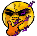 jojo_think emoji