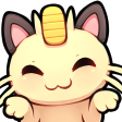 MeowthShrug emoji