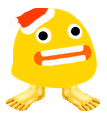 3466_grimacing_blob_feet emoji