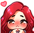 AMredblush emoji