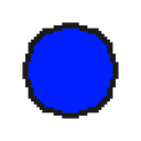 Blue emoji