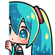 mikupeek emoji