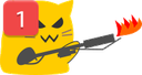 CatFlameThrowerPing emoji