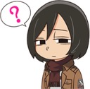 MikasaConfused emoji