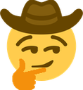 Smug_cowboy_think emoji