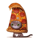 pizzacat emoji