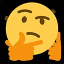 think emoji