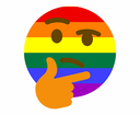 pridethinking emoji