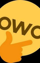 OwOthinking emoji