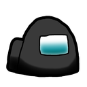 5618_amongusvote_black emoji