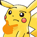 pikachuthink emoji