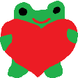 FrogHeart emoji