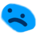 blue emoji