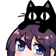 CatOnAnimeGirl emoji