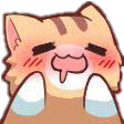 Blush_cat emoji