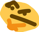 think emoji