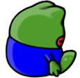 Frogger emoji
