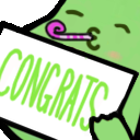congratsfrog emoji