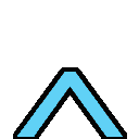 ArrowPointUpBlue emoji
