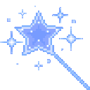blue_wand emoji