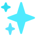 sparkles_cyan emoji