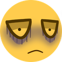 tired emoji