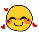 happyblushy emoji