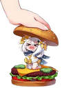 PaimonBorgerStop emoji