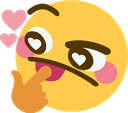 thinkblush emoji