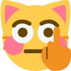 FlushedMomentCat emoji