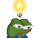 5826pepethinklight emoji