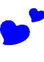 33heartsblue emoji