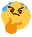 think emoji
