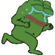 pepeRunningCrying emoji