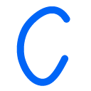 8634blueletterc emoji