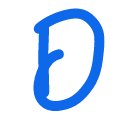 4318blueletterd emoji