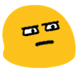 blobglareflipped emoji