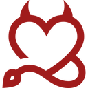 SF_devilheart_darkred emoji